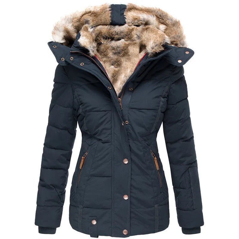 Clara | Warmer Wintermantel mit kuscheligem Fellfutter