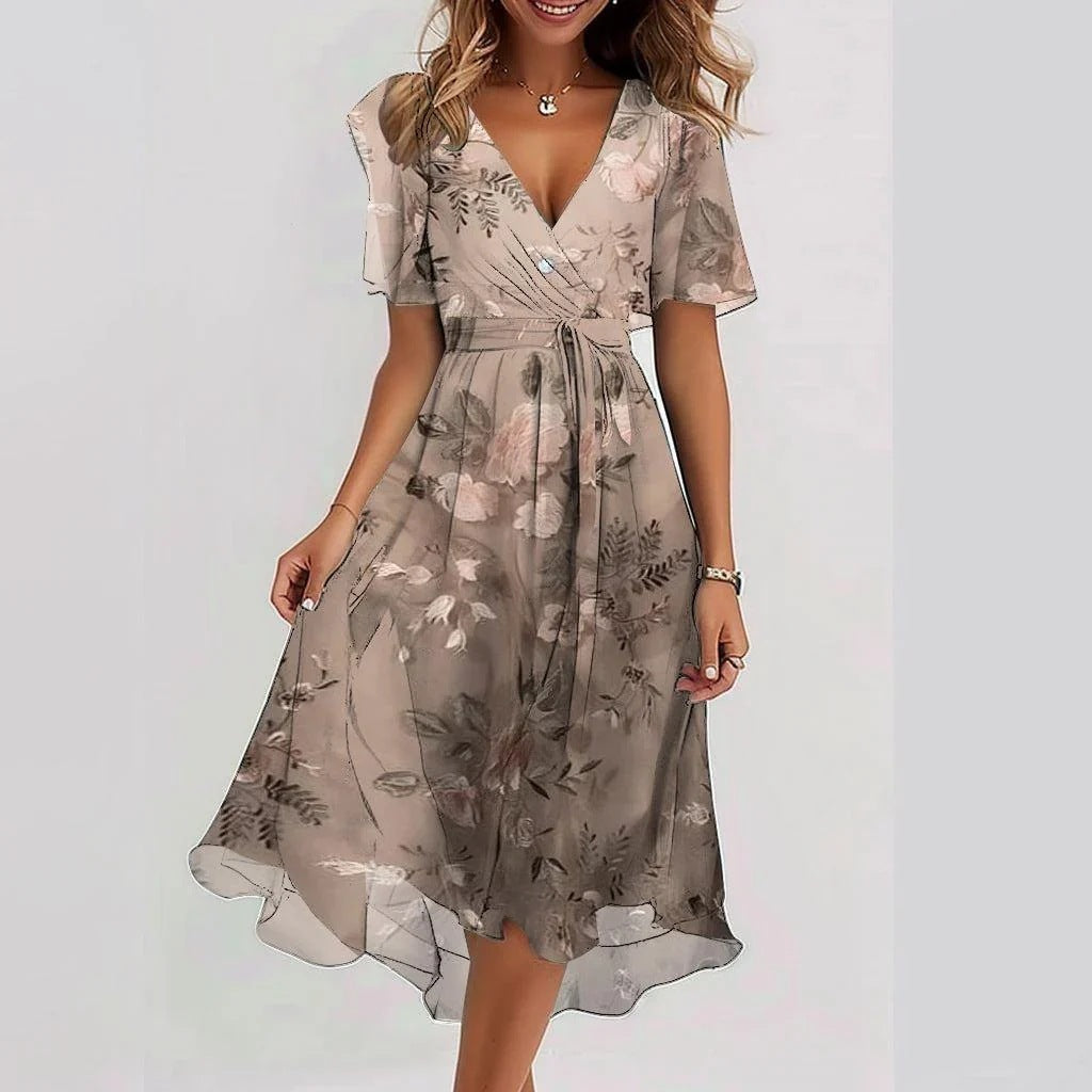 Clara | Stilvolles Damen Freizeitkleid bequem geschnitten