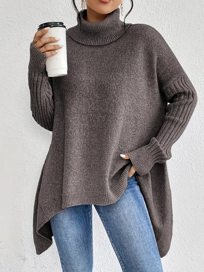 Helena | Kuscheliger Damenpullover mit Rollkragen