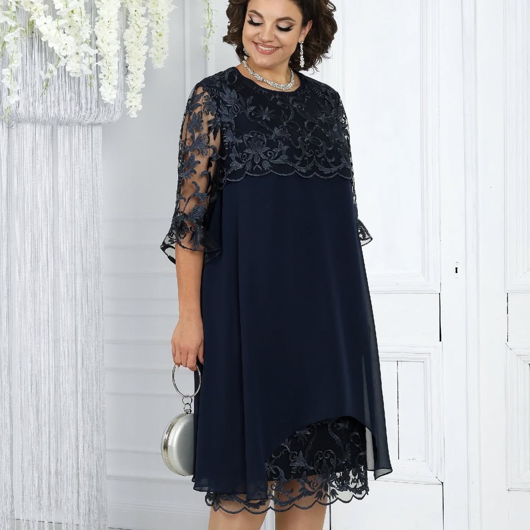 Paula | Lässiges Damen Midikleid elegant