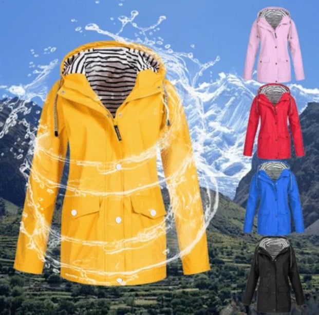 Selina | Eleganter Langarm-Kapuzenpullover Wasserdicht