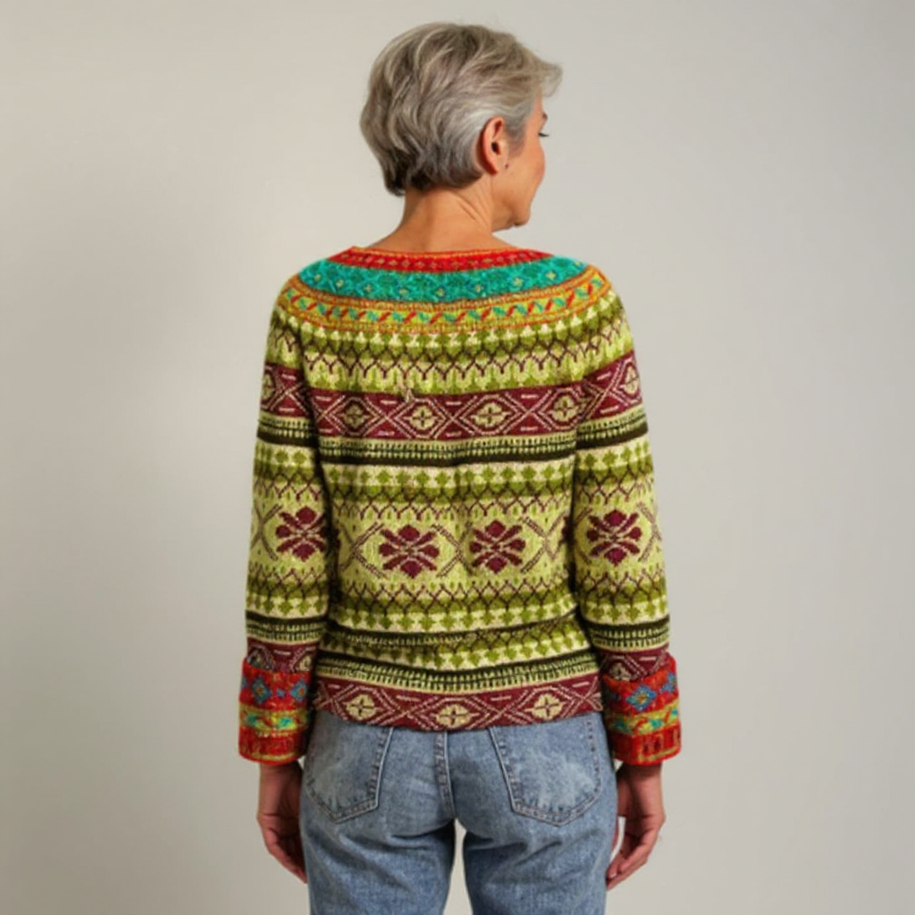 Paula | Wollpullover für Damen im nordischen Stil