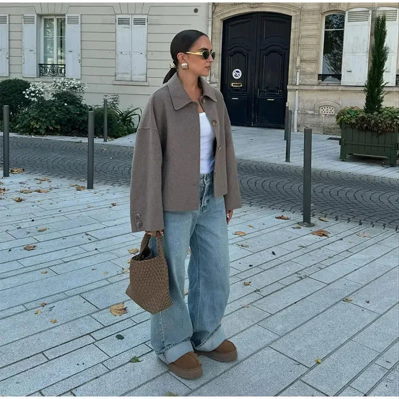 Clara | Vielseitig kombinierbare elegante Übergangsjacke