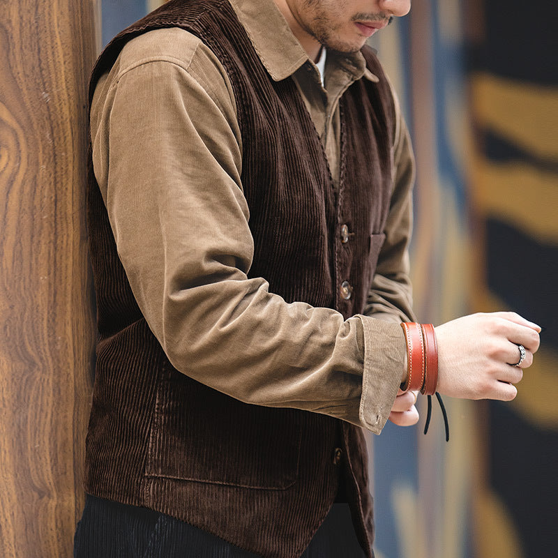 Erik | Lässige Herrenjacke aus Kord im klassischen Vintage-Look
