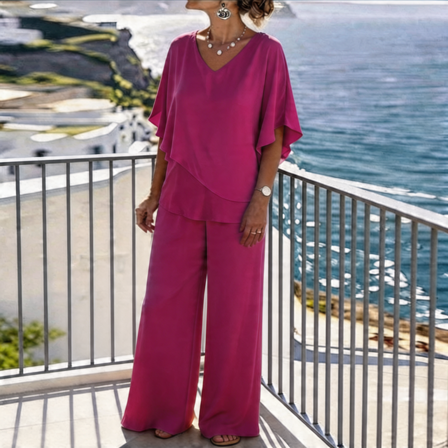 Lina | Stilvolles Set Damen Klassisch Chic