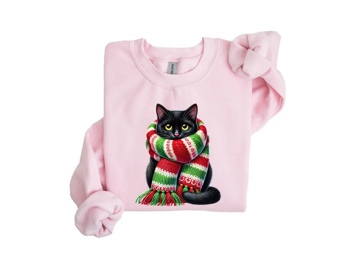 Isabel | Festliches Katzenmotiv Sweatshirt für alle Geschlechter