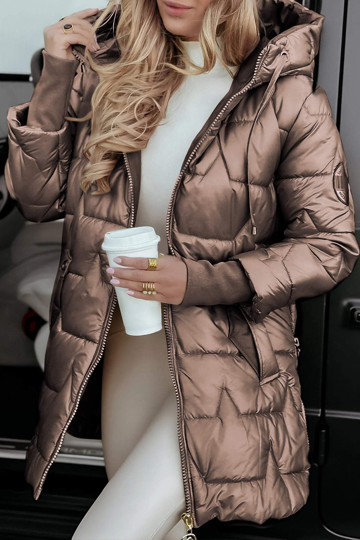 Amelie | Moderne Damenjacke im Baumwolllook für den Herbst