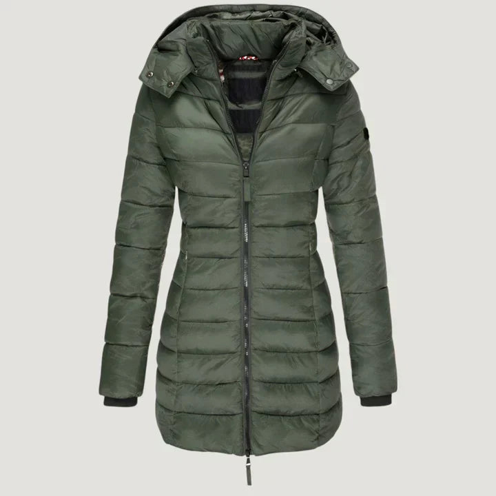Daniel | Schlichte Winterjacke mit wetterfester Kapuze