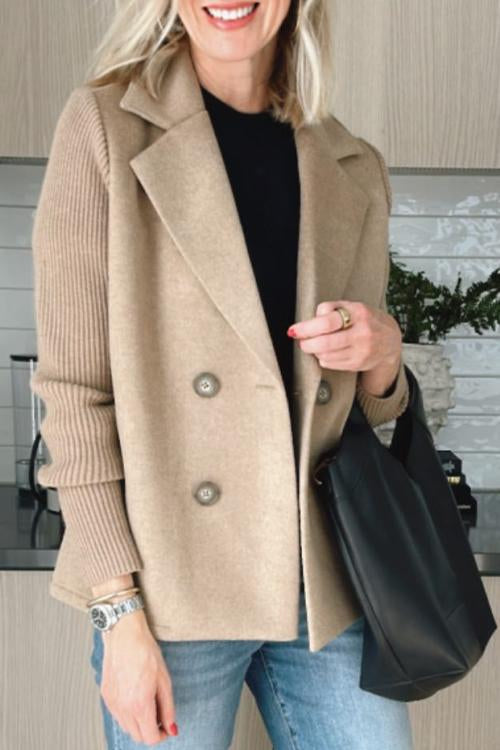 Katrin | Business-Blazer mit eleganten Strickdetails