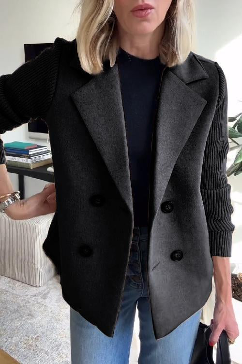 Katrin | Business-Blazer mit eleganten Strickdetails