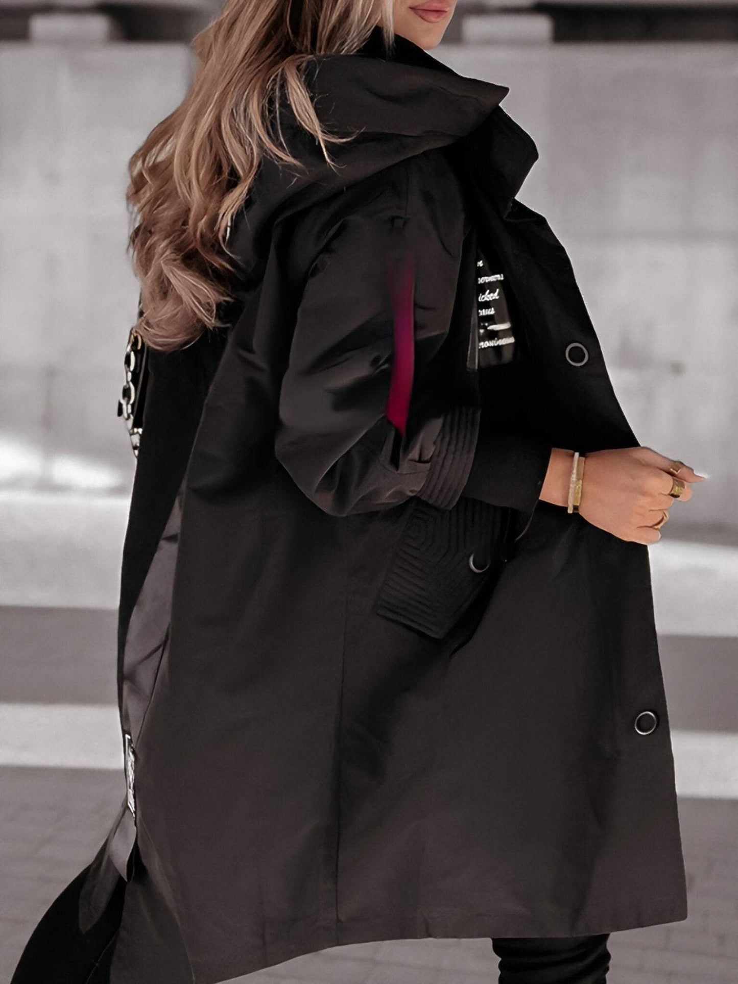 Amelie | Bequeme langärmelige Kapuzenjacke Damen