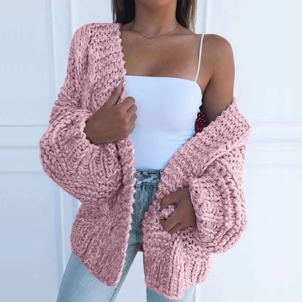 Clara | Gestrickte Oversized-Weste für gemütliche Tage