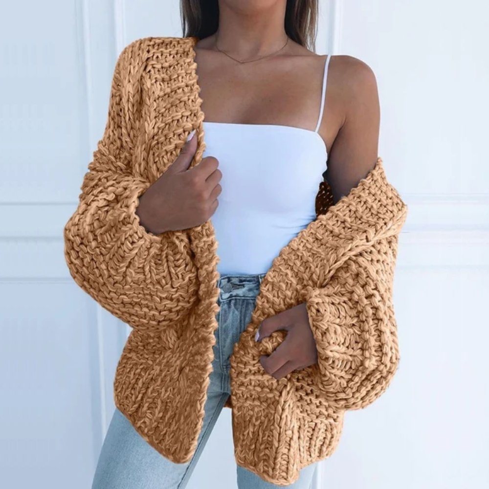 Clara | Gestrickte Oversized-Weste für gemütliche Tage