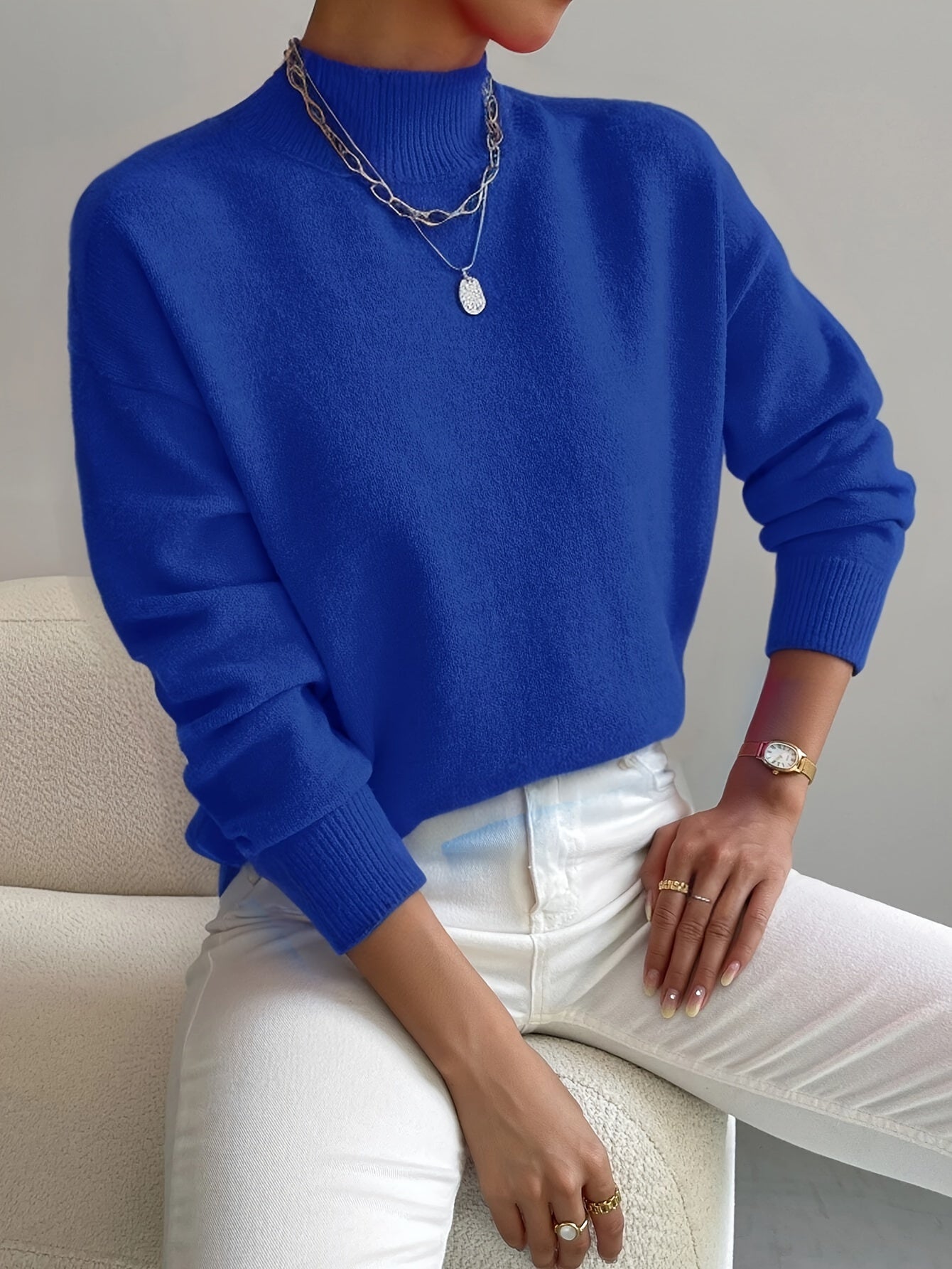 Clara | Klassischer Damen-Strickpullover im modernen Stil