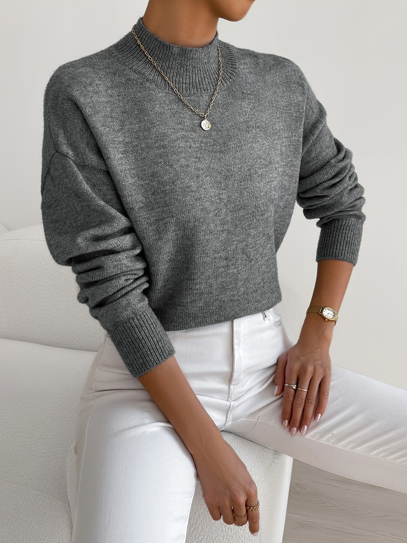 Clara | Klassischer Damen-Strickpullover im modernen Stil