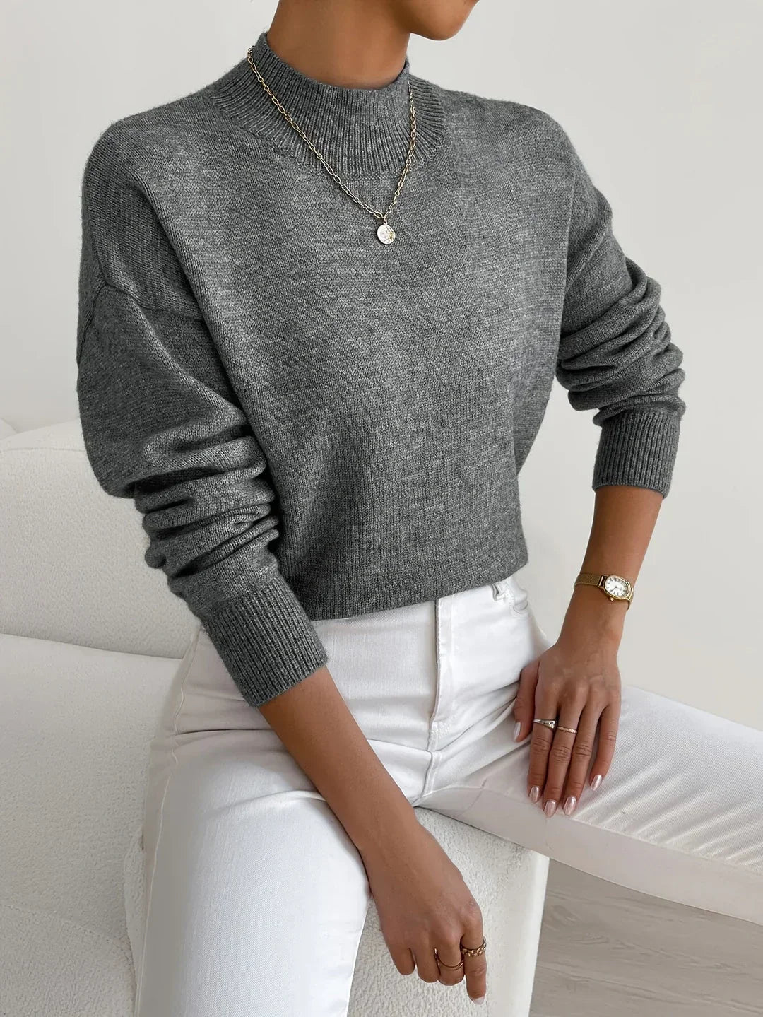 Victoria | Damen Rollkragenpullover stilvoll & warm