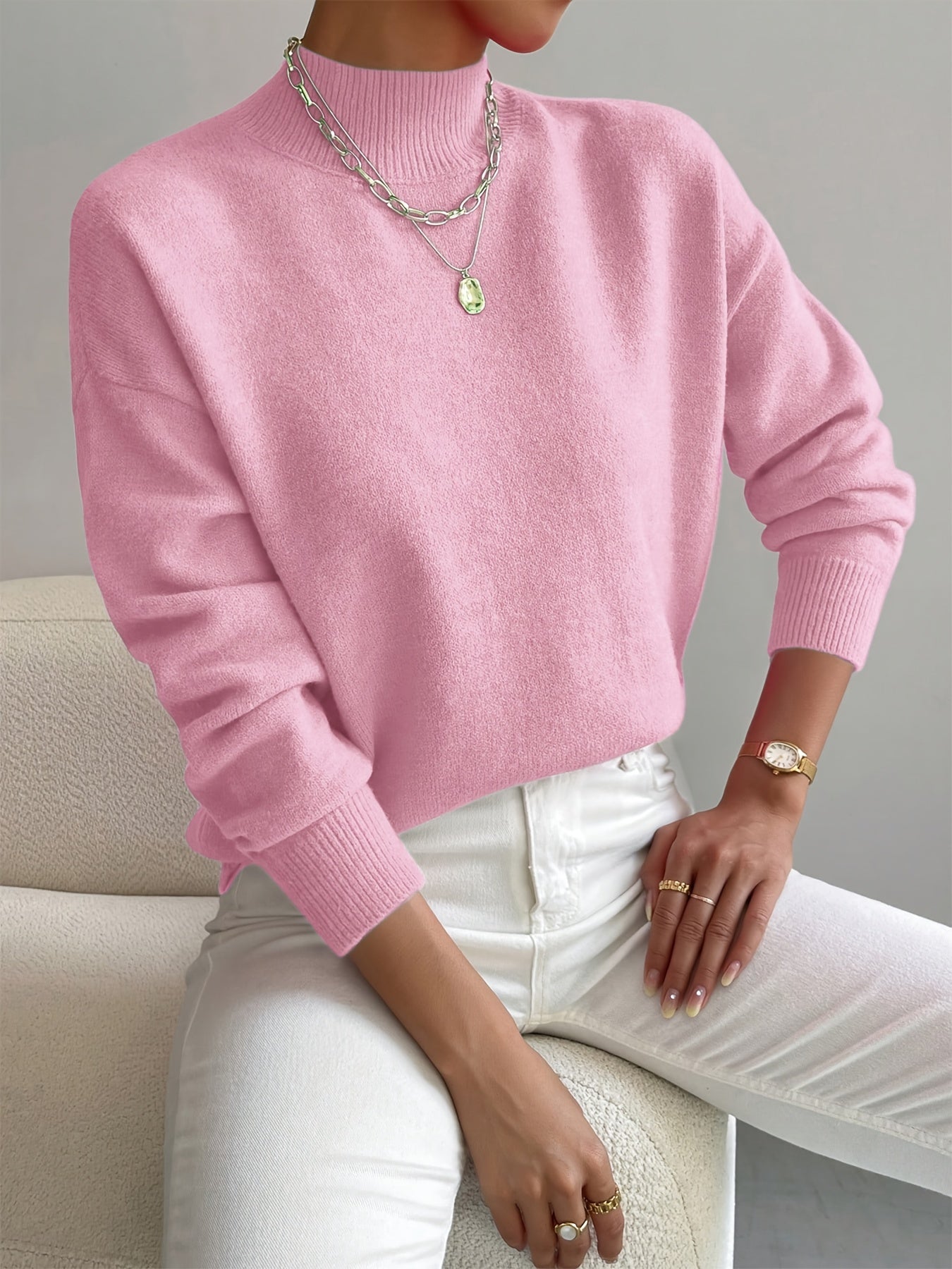 Clara | Klassischer Damen-Strickpullover im modernen Stil