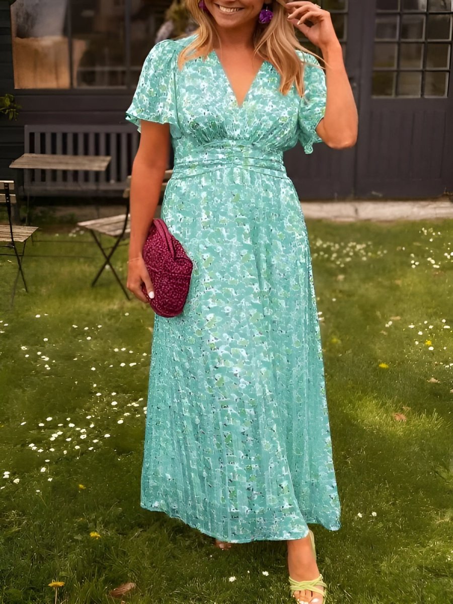 Clara | Elegantes Blumen-Sommerkleid für Damen