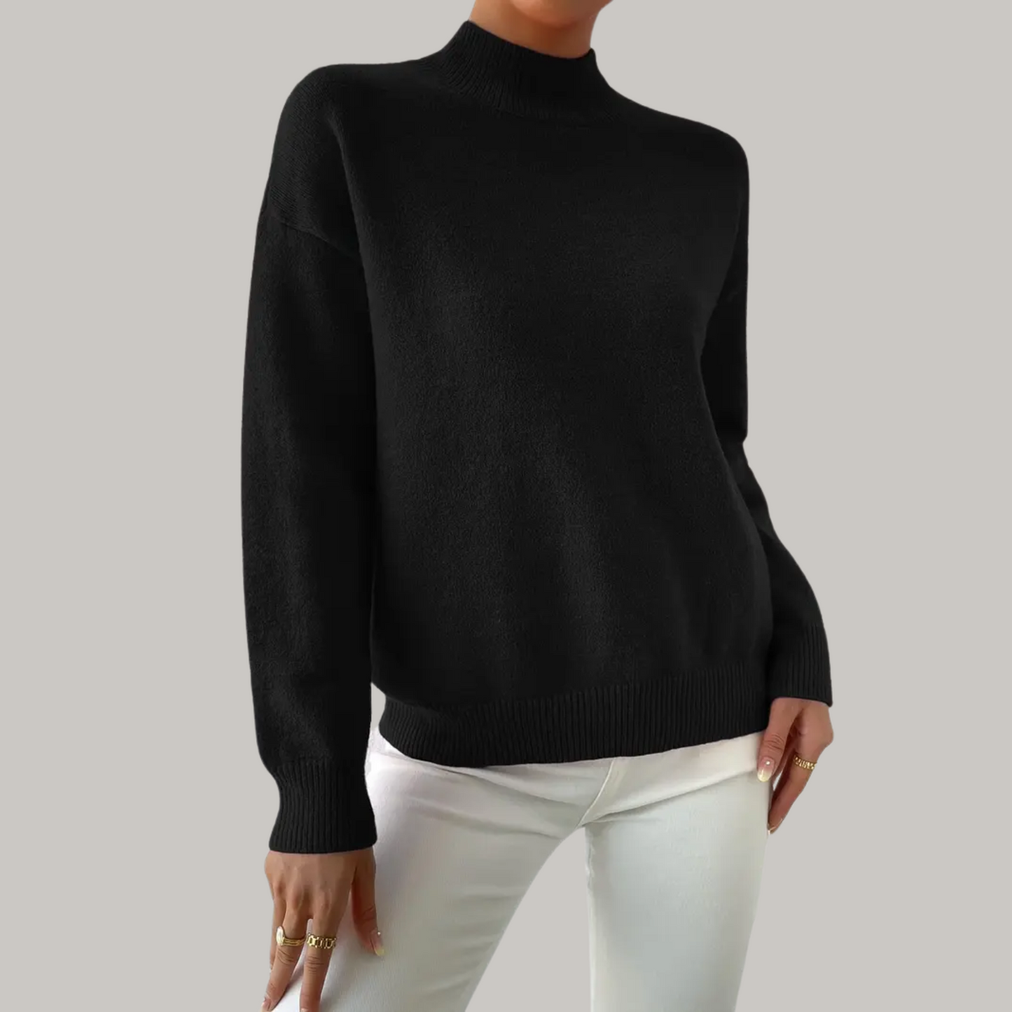 Elisa | Schlichter Pullover im modernen Alltagslook
