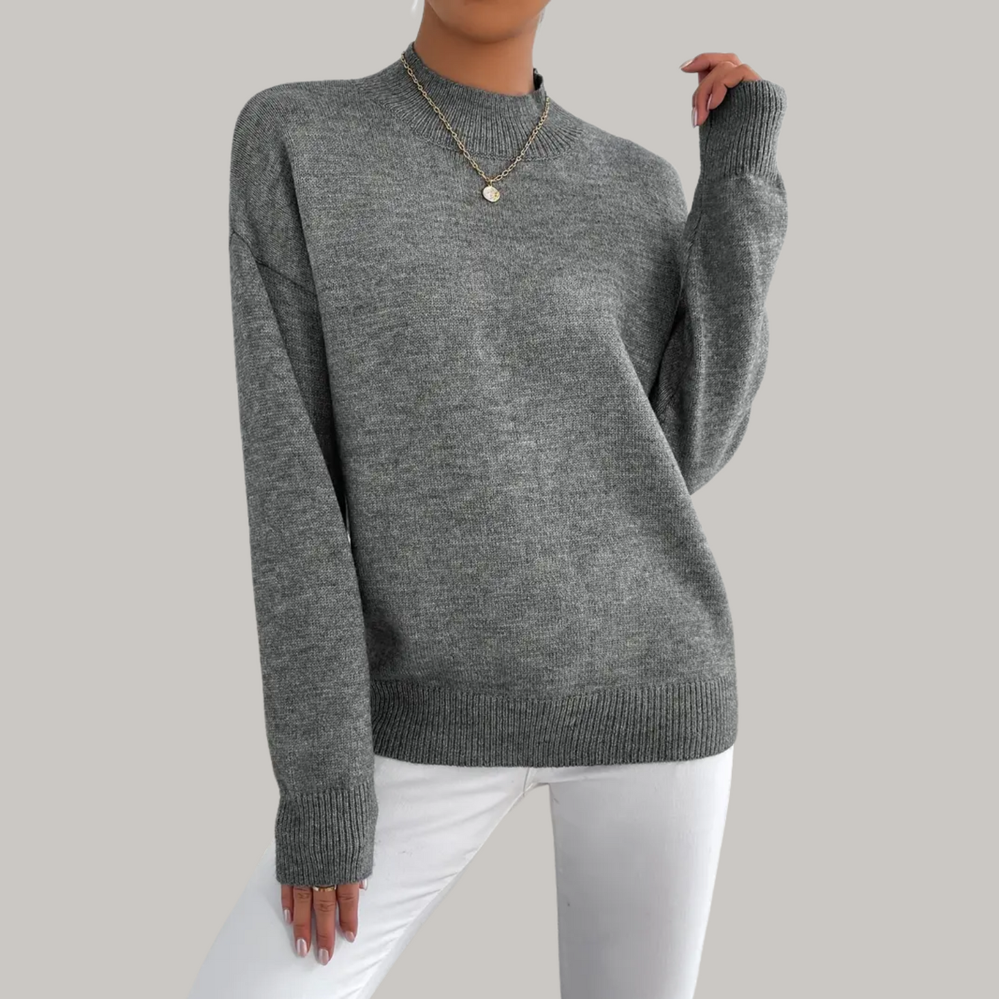 Elisa | Schlichter Pullover im modernen Alltagslook
