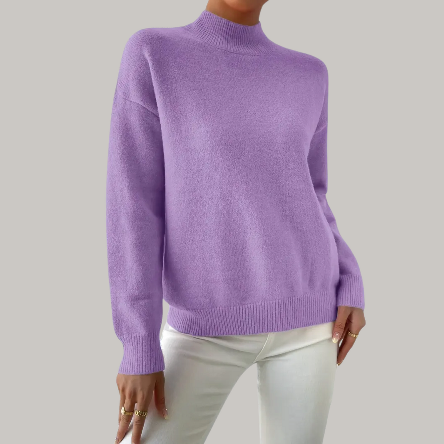 Elisa | Schlichter Pullover im modernen Alltagslook