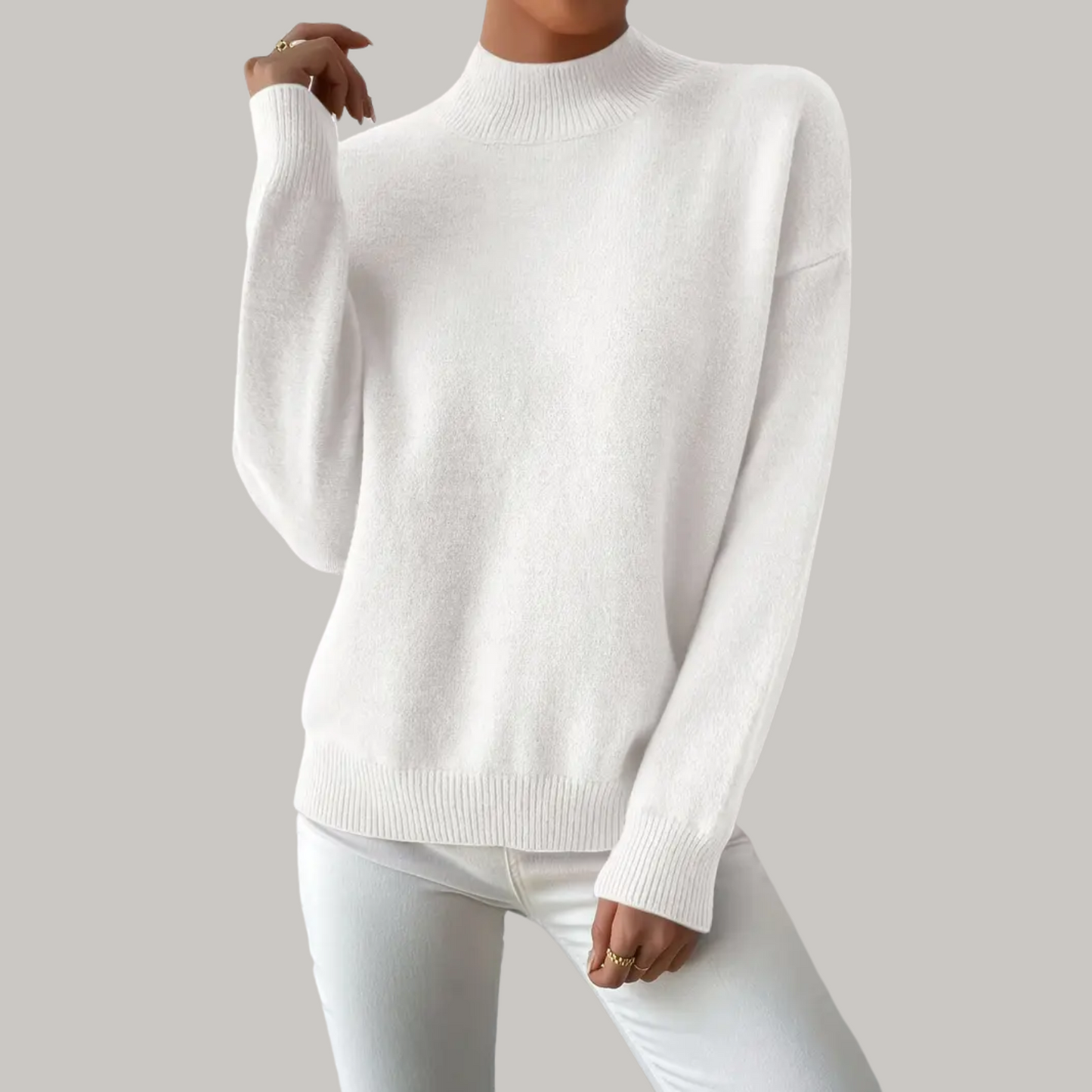 Elisa | Schlichter Pullover im modernen Alltagslook