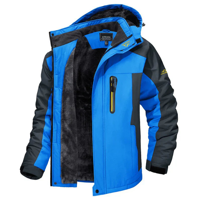 Felix | Robuste Winterjacke für Herren mit gefütterter Kapuze