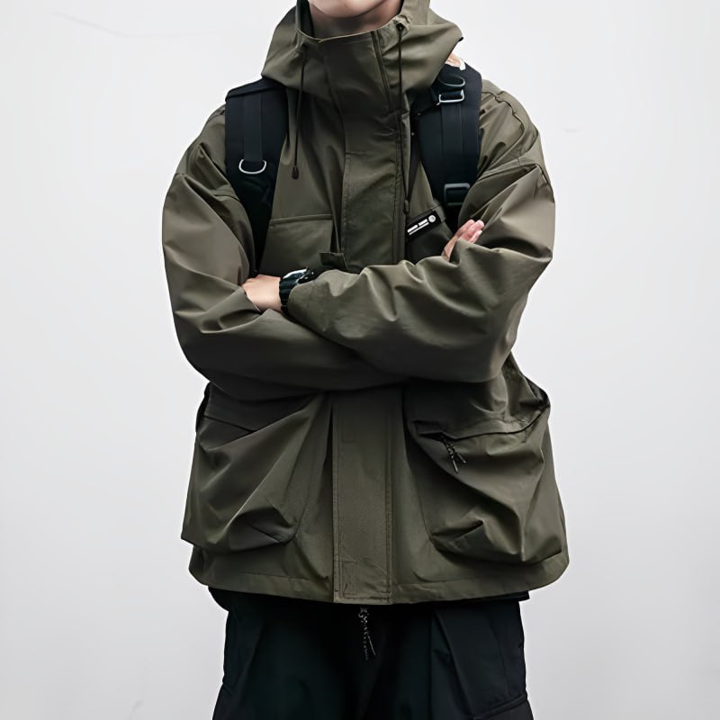 David | Stilvolle wasserdichte Herrenjacke perfekt für den Herbst