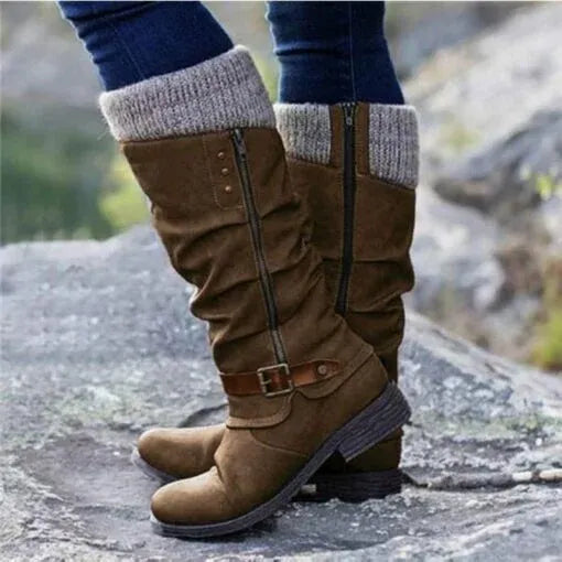 Clara | Klassische Winterstiefel Damen komfortabel