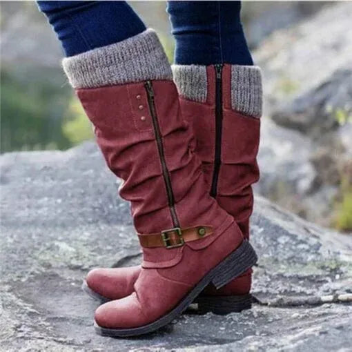 Clara | Klassische Winterstiefel Damen komfortabel