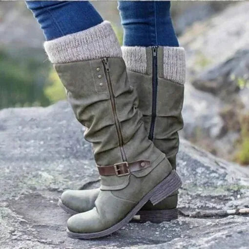 Clara | Klassische Winterstiefel Damen komfortabel
