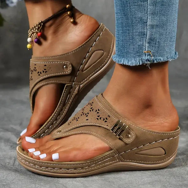 Hannah | Modische Sandalen Damen Bunt Look