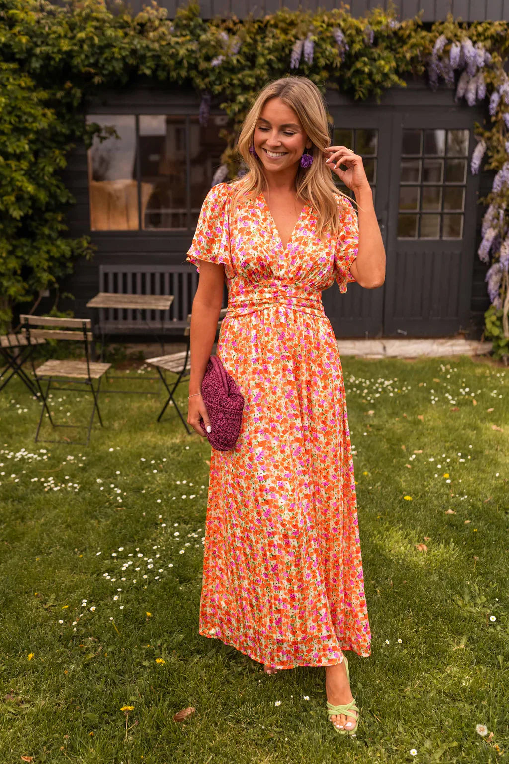 Clara | Elegantes Blumen-Sommerkleid für Damen