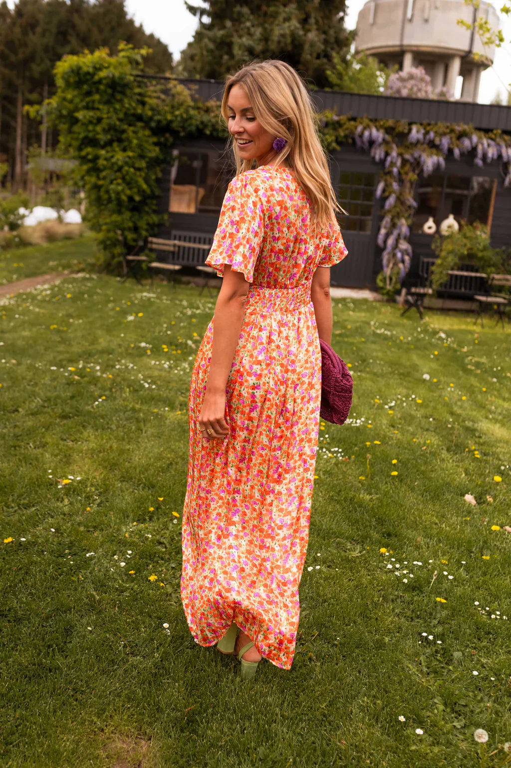 Clara | Elegantes Blumen-Sommerkleid für Damen