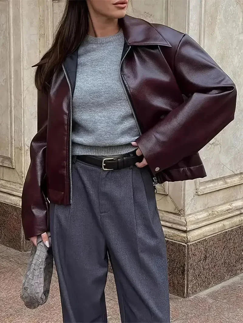 Clara | Stilvolle Damenjacke im lässigen Retro-Look