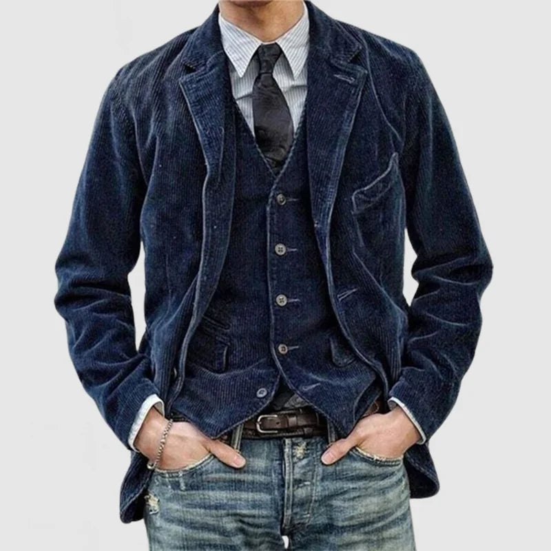 Erik | Lässige Herrenjacke aus Kord im klassischen Vintage-Look