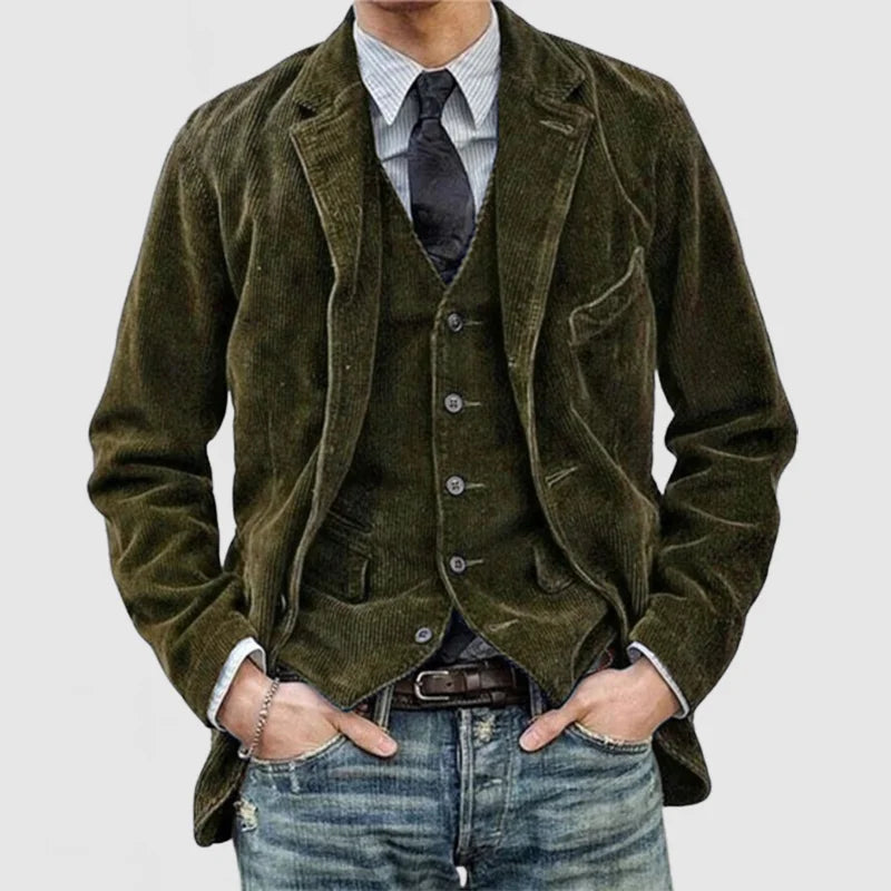 Erik | Lässige Herrenjacke aus Kord im klassischen Vintage-Look