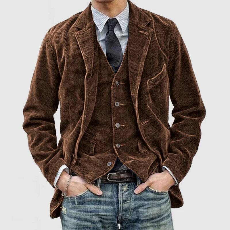 Erik | Lässige Herrenjacke aus Kord im klassischen Vintage-Look