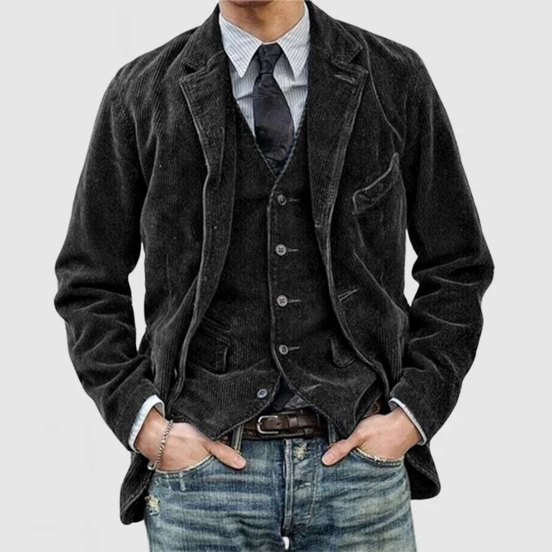 Erik | Lässige Herrenjacke aus Kord im klassischen Vintage-Look