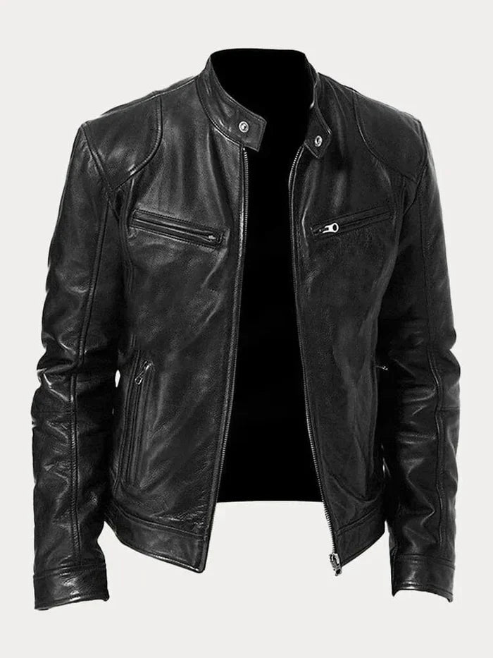Sebastian | Ikonische Lederjacke für Herren mit Komfort