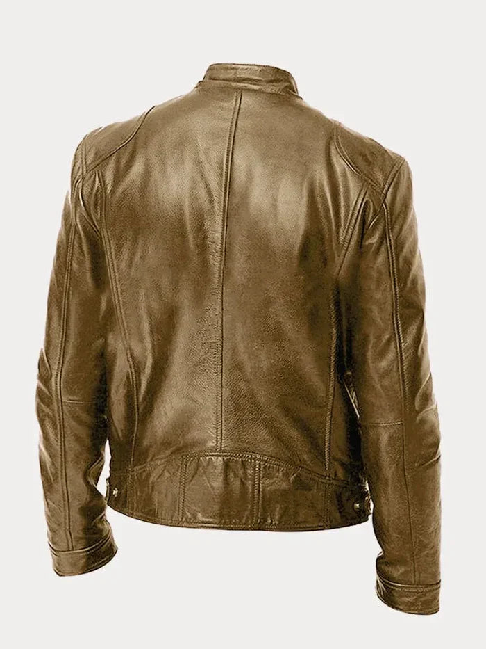 Sebastian | Ikonische Lederjacke für Herren mit Komfort