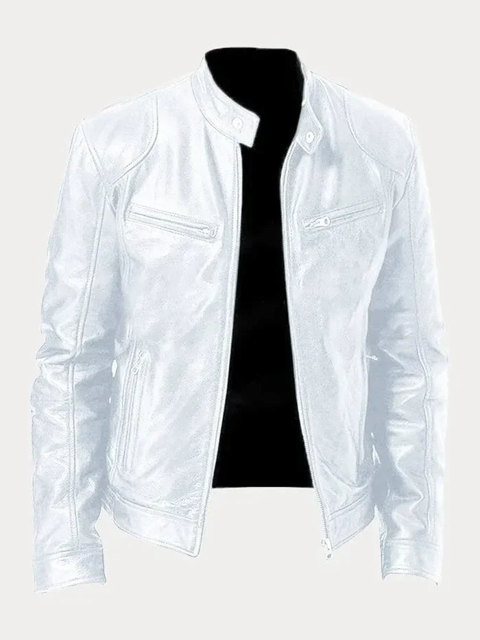 Sebastian | Ikonische Lederjacke für Herren mit Komfort