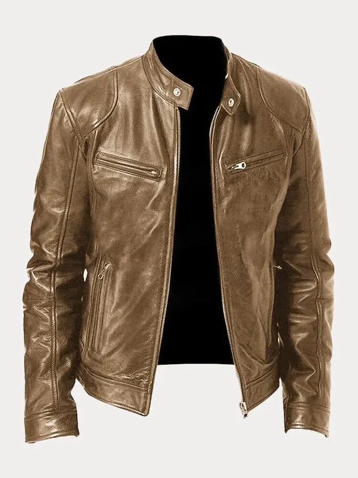Sebastian | Ikonische Lederjacke für Herren mit Komfort