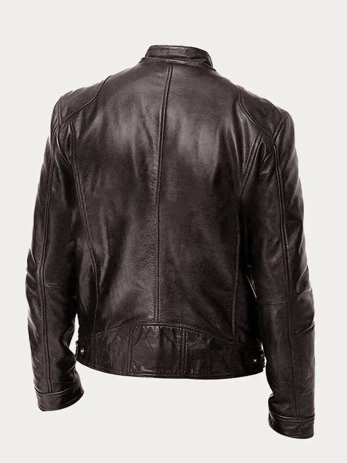 Sebastian | Ikonische Lederjacke für Herren mit Komfort