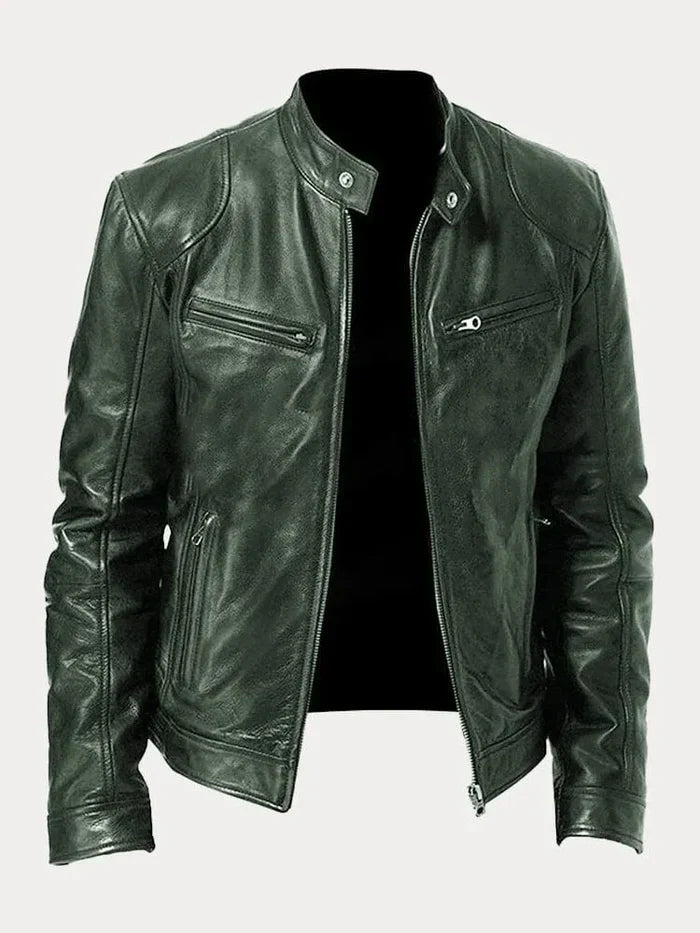 Sebastian | Ikonische Lederjacke für Herren mit Komfort