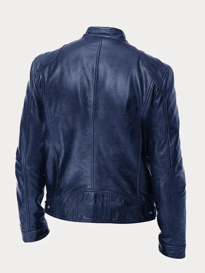 Sebastian | Ikonische Lederjacke für Herren mit Komfort