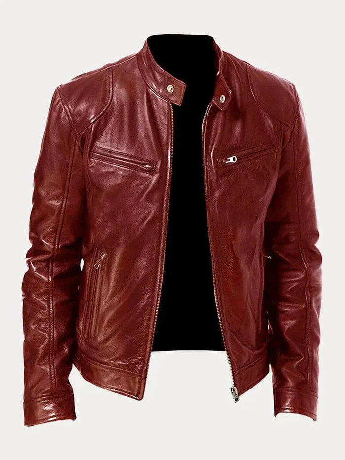 Sebastian | Ikonische Lederjacke für Herren mit Komfort