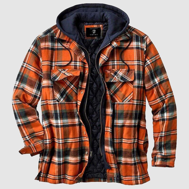 Lukas | Robuste Holzfällerjacke mit warmem Futter