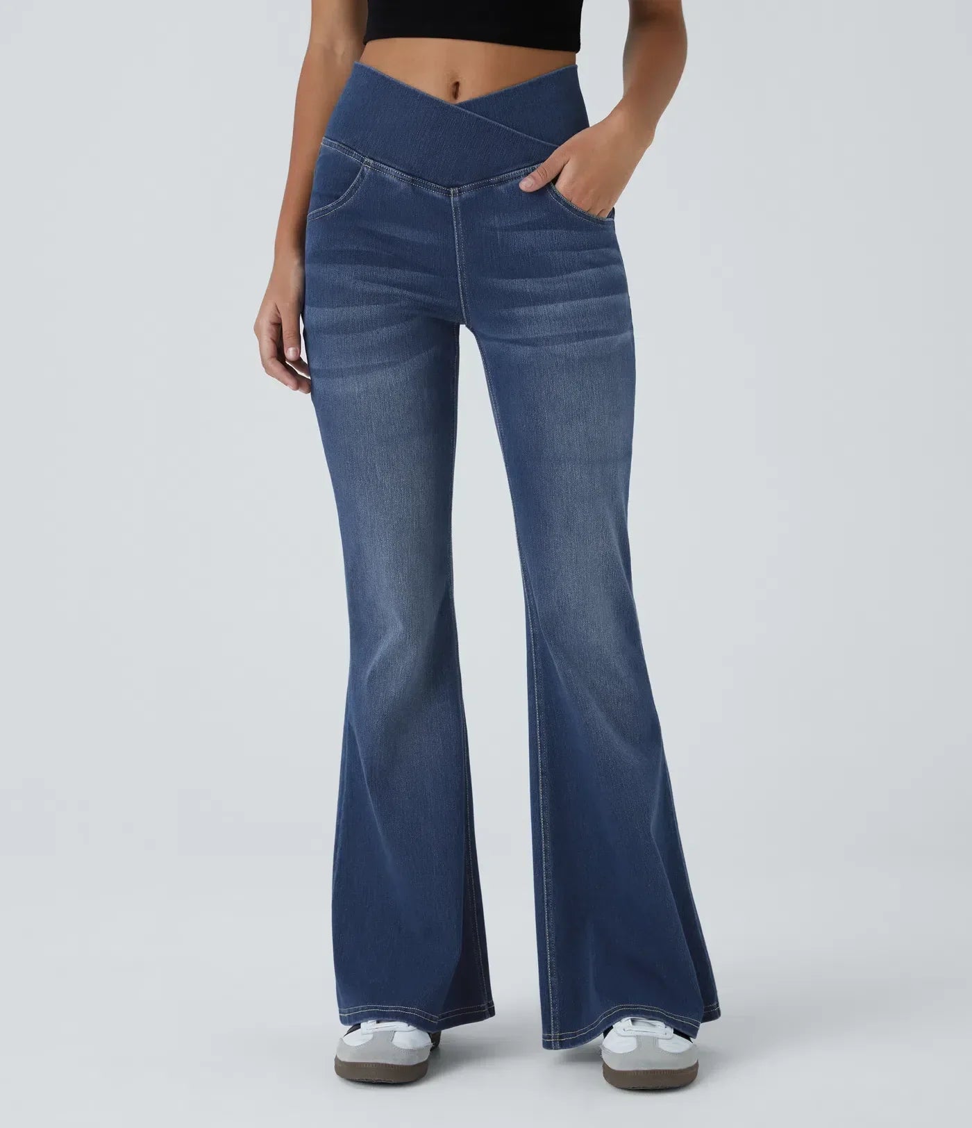 Theresa | Modische Hose für Damen mit flexiblem Bund
