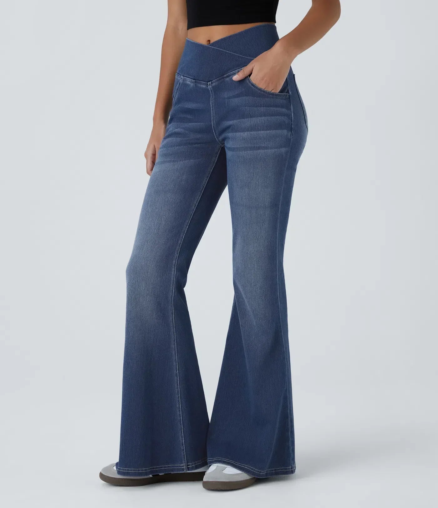 Theresa | Modische Hose für Damen mit flexiblem Bund